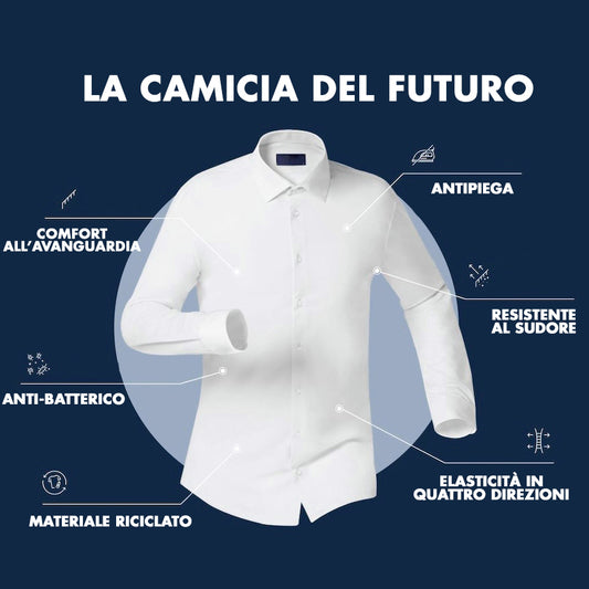 CAMICIA FRIACE - ANTIPIEGA ED ELASTICA